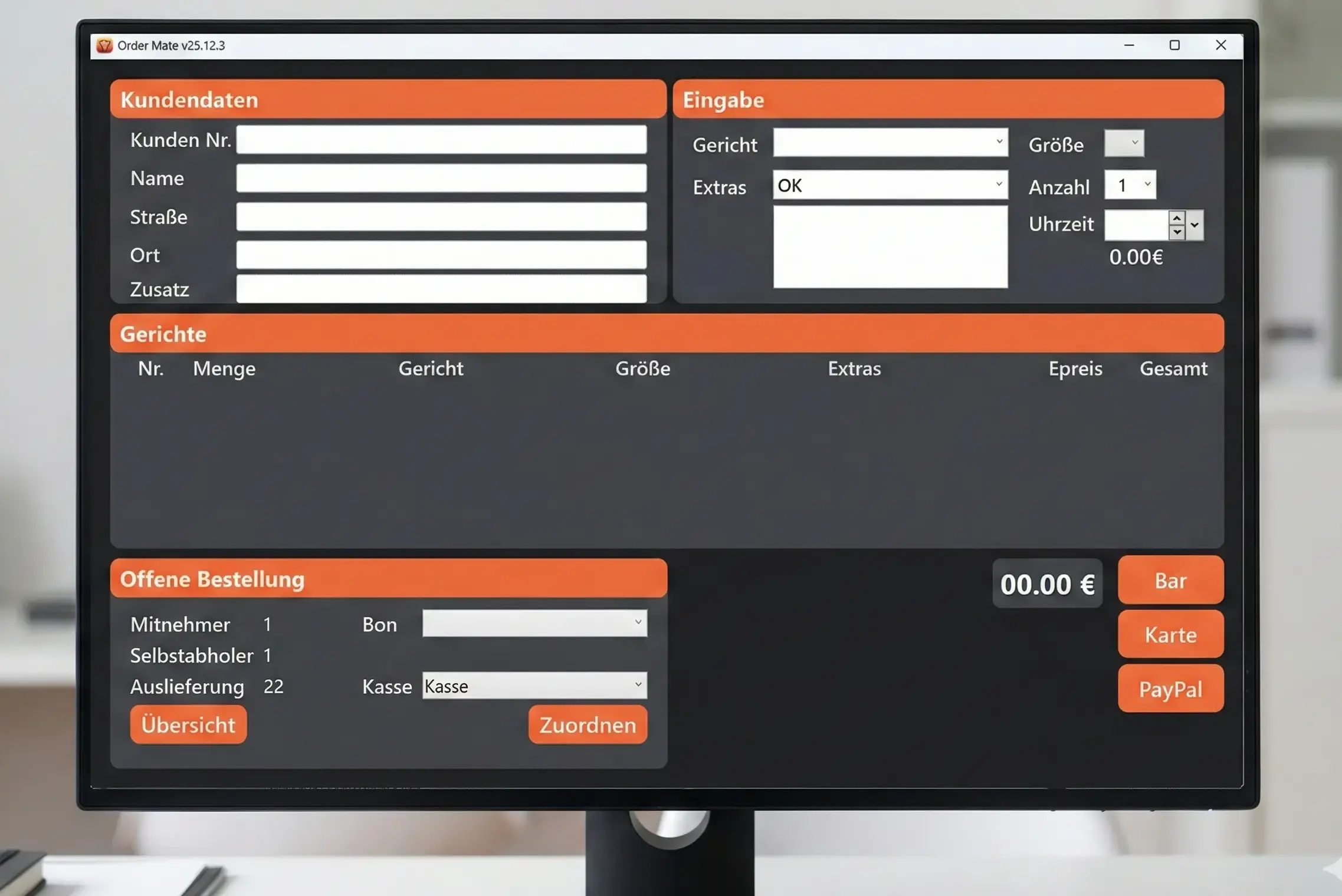 OrderMate, die eigene Bestell-Software von KaBaKa